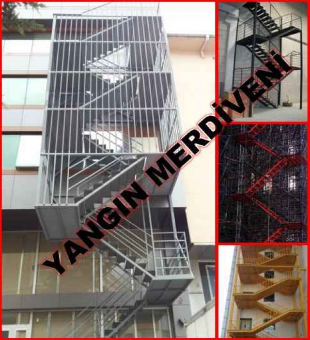 İstanbul yangın merdiveni, yangın merdiveni imalatı, yangın merdiveni fiyatları